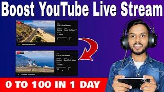 How to Grow YouTube Live Stream Viewers | How to increase Live Stream Watching on YouTube