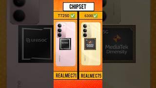 comparison video 2025. realme c71 4g vs realme c75 5g. 