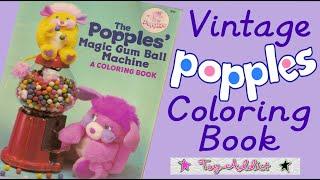 Vintage Popples Coloring Book ~ Toy-Addict