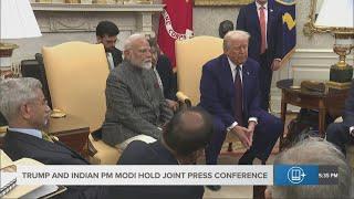 Trump, Indian PM Narendra Modi hold joint press conference | Full