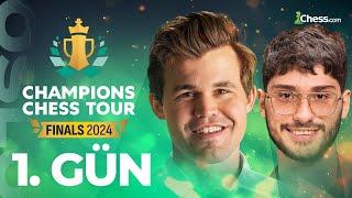 Carlsen, Nepo, Alireza, So | Champions Chess Tour Final Turnuvası 1. Gün