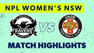 NPL Women's NSW Round 9 Highlights – Gladesville Ravens v UNSW FC