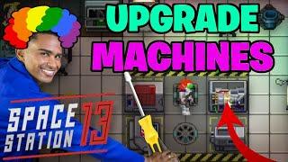 Space Station 13 (TG) How To Upgrade Machines New Player Guide #ss13