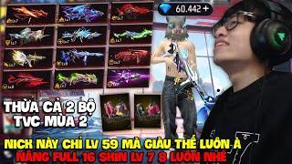 HÙNG AKIRA NẠP 60K KC NICK THẢO 2K7 THỪA 2 BỘ TVC MÙA 2 NÂNG 16 SKIN LÊN LV 7 8 THẬT SỰ QUÁ GIÀU