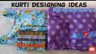 kurti designing ideas.beautiful stitching ideas.stitching with aisha.