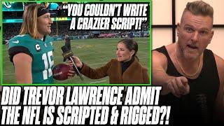 Did Trevor Lawrence Admit NFL Is Rigged After 27-0 Comeback Playoff Win Over Chargers?! | Pat McAfee