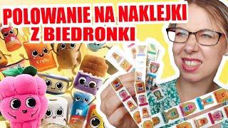 POLOWANIE NA NAKLEJKI GANGU PRODUKCIAKÓW *Nowe maskotki z Carrefour* #gangprodukciaków #biedron