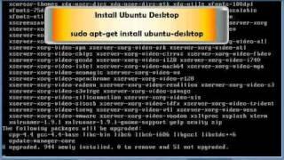 How to install gnome GUI desktop on ubuntu server