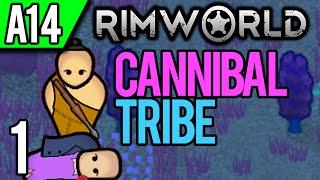 RimWorld Alpha 14 | Cannibal Tribe, NO FARMING, Volcanic Winter (RimWorld Scenario Playthrough Ep 1)