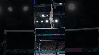 Kaylia Nemour wins gold for Algeria in the women's uneven bars with a score of 15.700!