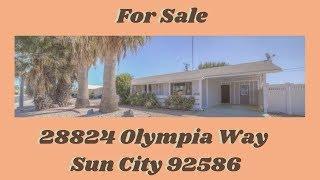 28824 Olympia Way, Sun City 92586- HUD Home -The House Agency 951-290-9497