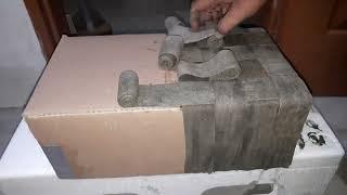 How To Make Cement Plant Pot From Cardboard And Cotton Nawar / Simple But Unique Cement craft Ideas