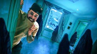 THIS IS MY NEW ROOM IN THE HAUNTED HOUSE!! *there are 5 spirits in my room* 