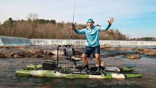 MICRO Boat Fishing Under MASSIVE Spillway For SHOAL Bass!! (NEW PB)