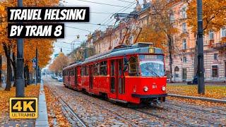 Travel in Helsinki by TRAM 8: The Most Scenic Route in the City Center