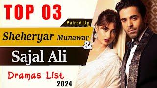 TOP 3 Pairup Sheheryar Munawar and Sajal Ali Dramas List | Sheheryar Munawar Drama | Pakistani Drama