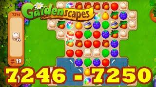 Gardenscapes Level 7246 - 7250 HD 3 match Puzzle | android | IOS | 7247 | 7248 | 7249 | GameGo Game