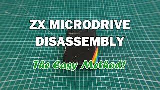 Sinclair ZX Microdrive Disassembly - The Easy Method