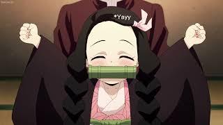 Nezuko being cute in ep3...