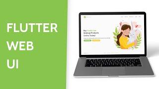 Flutter Web Landing Page UI | Speed Code