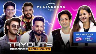 Playground 3 Tryouts | EP 2 Highlights | CarryMinati & Techno Gamerz | All Eps Live on Amazon miniTV