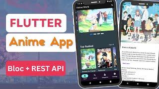 Build An Anime App with Flutter and REST API