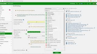 Fortinet Fortigate: Configure SSL VPN Access to the Network