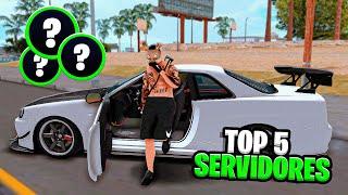 TOP 5 MELHORES SERVIDORES ROLEPLAY PARA JOGAR EM 2024 - GTA SAMP ANDROID/PC