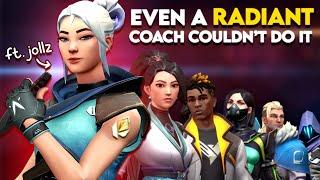 I Tricked This RADIANT COACH Into Trying an IMPOSSIBLE CHALLENGE... ft. JOLLZTV