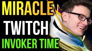 Miracle- Invoker Twitch Stream - Why Trilane Mid? Dota2