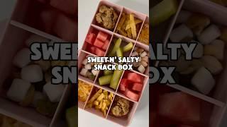 Sweet n’ Salty Snackbox I Make for My Kids #healthy #kidssnacks #momlife #shorts #trending #snacks