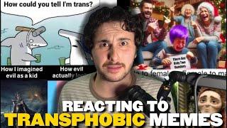 Trans guy reacts to transphobic memes. Pride edition!