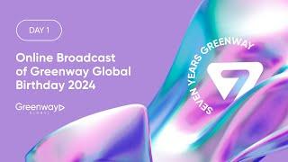 Online Broadcast of Greenway Global Birthday 2024. Day 1