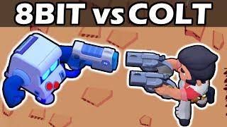 8 BIT vs  COLT | 1 VS 1 | Brawl Stars