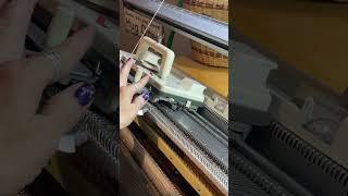 Machine Knitting Punch Card #1 Tuck Stitch & Slip Stitch on Silver Reed type Machine (part 1 of 2)