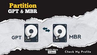 MBR - GPT Partition Differents Tricks Of VK - Tamil