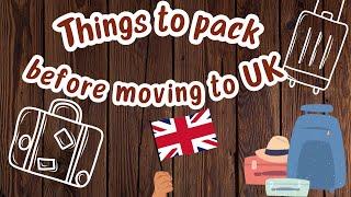 Things to Pack When ur Moving abroad as a Student or Skill worker#UK#uklife #indian#importantthings