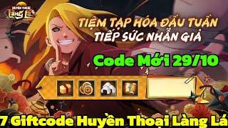 Huyền Thoại Làng Lá - 7 Giftcocde Huyền Thoại Làng Lá & Code Mới 29/10 - Huyền Thoại Làng Lá Code