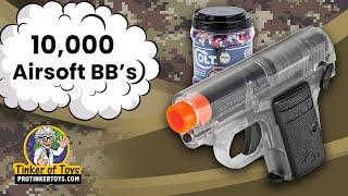 Colt .12g 10,000 Round Jar of BB's with Colt .25 Spring Pistol |  BB-18092 | Evike