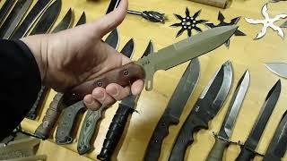 Fixed blade knife collection