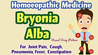 Bryonia Alba 30 | Bryonia 200 Uses Homoeopathic Medicine Explained | Visual Drug Picture