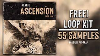 "Ascension" - 55  FREE Samples - Drill Loop Kit 2023 - Dark  - Vocal - Ethnic - Ambient Melodies