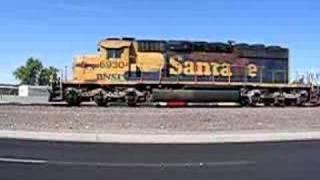 BNSF train in Phoenix, Arizona