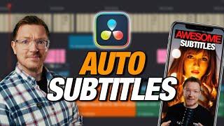 Everything you NEED to know about Automatic Subtitles in DaVinci Resolve Studio 20