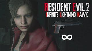 Resident Evil 2 Remake - Infinite Lightning Hawk with Claire in Hardcore Full Gameplay