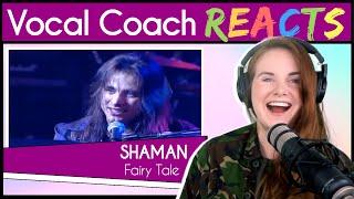 Vocal Coach reacts to André Matos SHAMAN - Fairy Tale Live