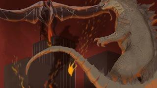Godzilla vs muto 2014 Timelapse