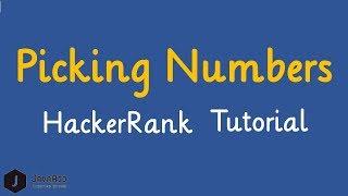 Picking Number Hackerrank Solution