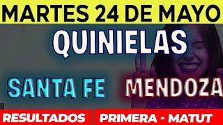 Quinielas Primera y matutina de Santa Fé y Mendoza, Martes 24 de Mayo