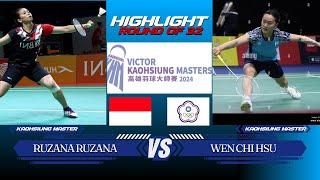 Ruzana (INA) vs Wen Chi Hsu (TPE) | Victor Kaohsiung Masters 2024 | R32